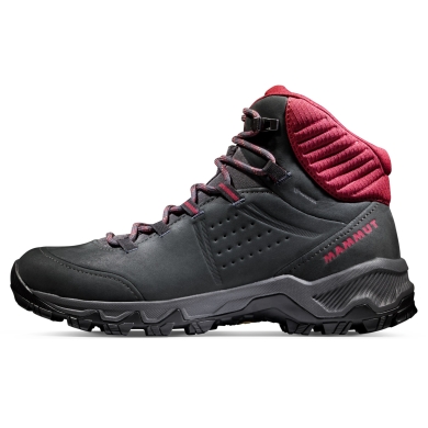 Mammut Buty trekkingowe Nova Mid IV GTX (All-Terrain, skóra nubukowa, wodoodporne) czarne/czerwone Damskie